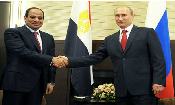 زيارة بوتين لمصر تتصدر عناوين الصحف المصرية