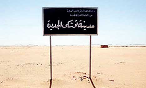 طرح 2000 فدان بنشاط استصلاح زراعي في مدينة توشكى الجديدة