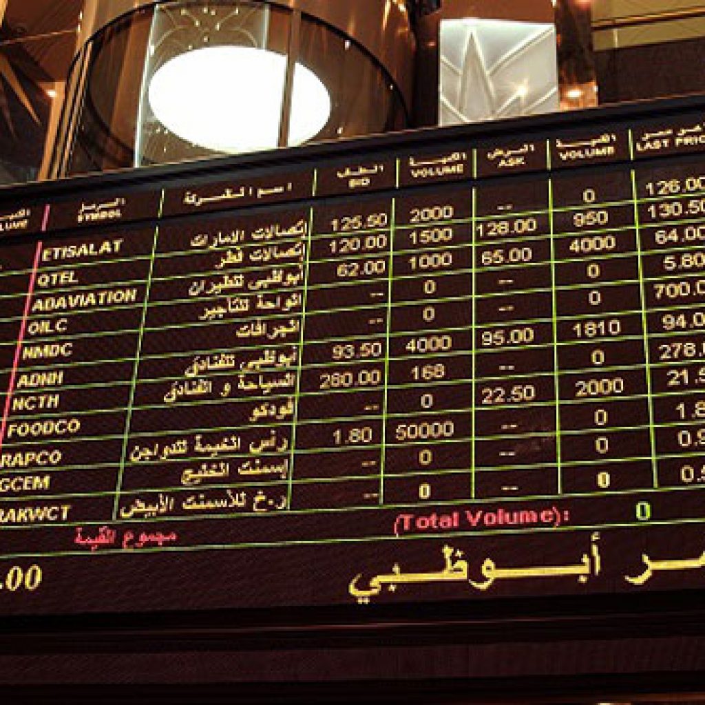 صعود أسعار البترول تصعد بمؤشر أبوظبي 2%