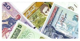 تباين سعر صرف الدينار التونسي أمام عملات عربية وأجنبية