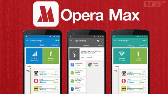 طرح تطبيق Opera Max باللغة العربية