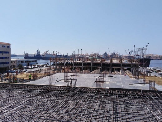 انتهاء أعمال تنفيذ الجراج متعدد الطوابق بميناء الإسكندرية مايو 2019