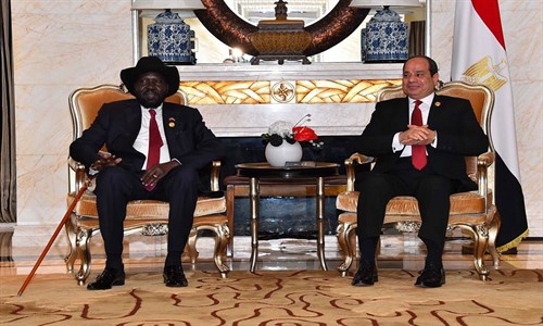 السيسي يؤكد دعم مصر لمبادرة الحوار في جوبا