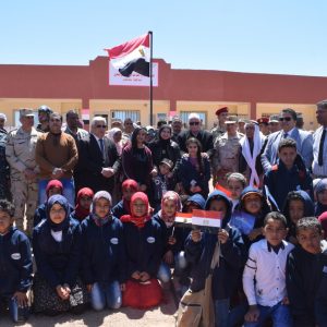 القوات المسلحة تفتتح مدرستين في سانت كاترين
