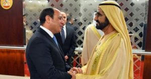 السيسى يبحث مع نائب رئيس الإمارات تعزيز التعاون وقضايا المنطقة