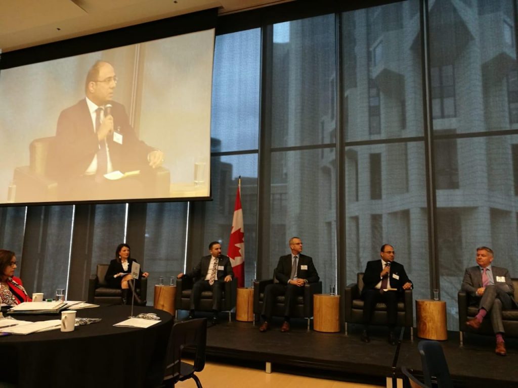 سفير مصر في كندا يروج لفرص الاستثمار  أمام منتدى الأعمال الكندى العربى