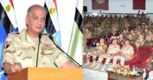 وزير الدفاع يطالب الضباط بالانتباه إلى الشائعات وحروب الجيل الرابع لعدم النيل من الدولة