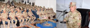 رئيس الأركان يشهد المرحلة الرئيسية للمشروع التكتيكى بجنود «باسل 13» بالجيش الثانى الميدانى