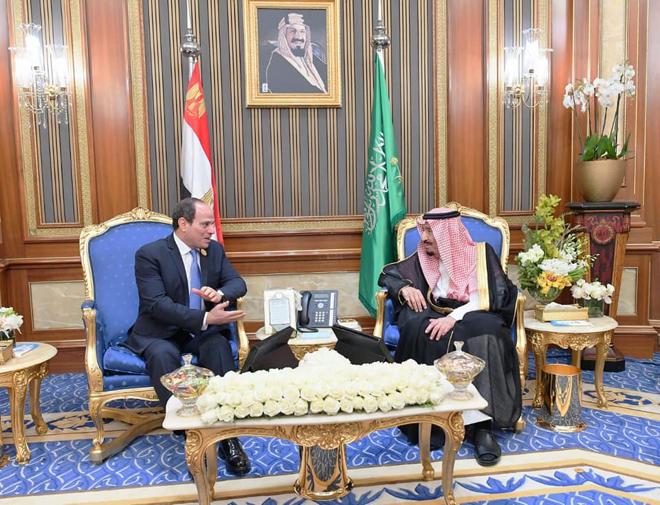 السيسي يعزي الملك سلمان في وفاة الأمير طلال بن سعود