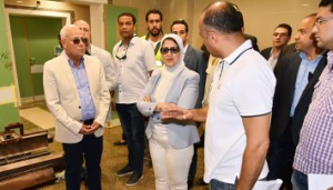 وزيرة الصحة تدشن غرفة عمليات ومركز طوارئ لمتابعة تنفيذ التأمين الصحي الشامل ببورسعيد