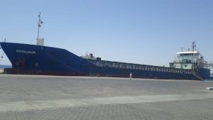 ميناء سفاجا يشهد تصدير 30 ألف طن فوسفات إلي الهند