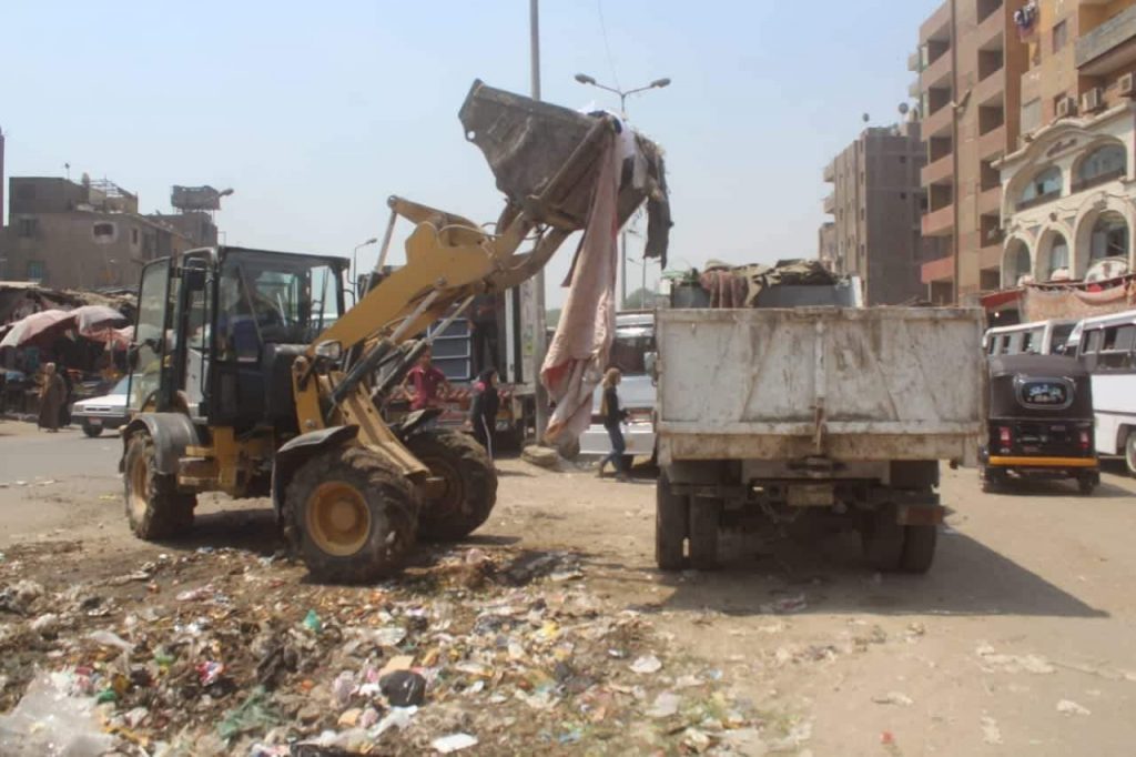 محافظة الجيزة ترفع 35 ألف طن مخلفات أضاحي وقمامة في العيد