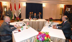 القمة المصرية-الأردنية- العراقية: القضاء الكامل على التنظيمات الإرهابية ومواجهة داعميها ضرورة