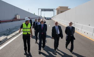 رئيس اقتصادية قناة السويس يتابع معدلات العمل بأنفاق بورسعيد تمهيدا لافتتاحها