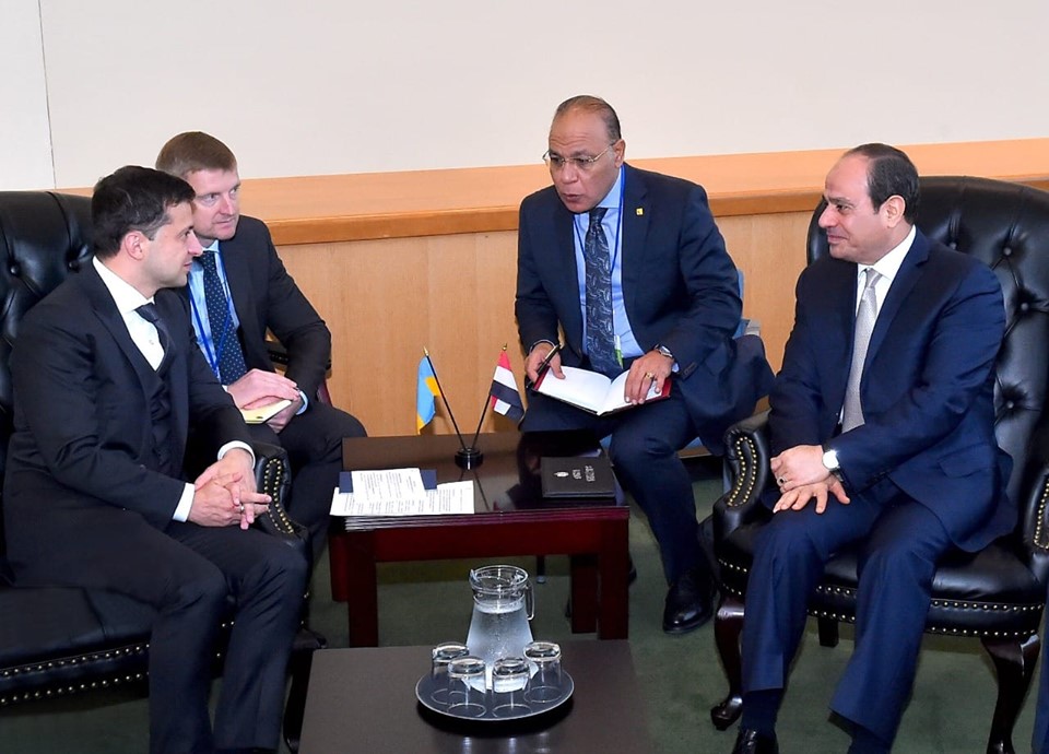 بعد لقائه السيسي.. الرئيس الأوكراني يثمن جهود مصر للتوصل لحلول أزمات الشرق الأوسط