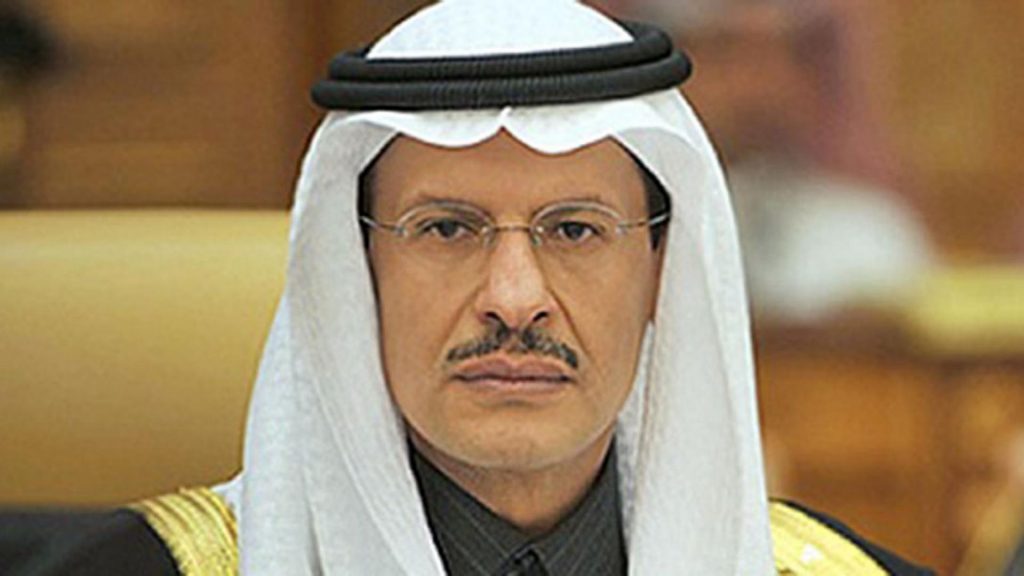 عبد العزيزبن سلمان يعلن استعادة السعودية قدرتها الإنتاجية من الطاقة