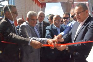 وزير التنمية المحلية ومحافظ الإسكندرية يفتتحان خط إنتاج الوقود البديل «R.D.f»  بمصنع الزياتين