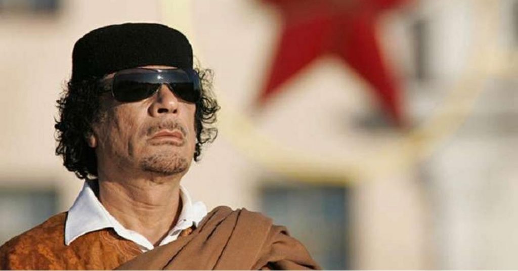 مصطفى بكري يحتفي بذكرى وفاة «الشهيد القذافي».. وساويرس : لا تعليق