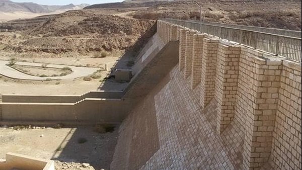 أ ش أ: سد الروافعة بوسط سيناء يحتجز 5.3 مليون متر مكعب من مياه الأمطار