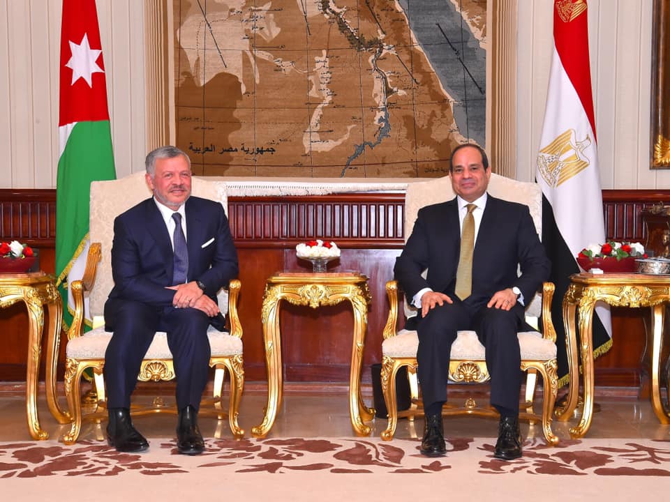 الرئيس السيسي يبحث هاتفيا مع العاهل الأردني الجهود المشتركة لمكافحة «كورونا»