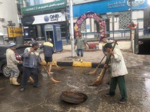 محافظ الجيزة: متابعة على مدار الساعة لأعمال شفط مياه الأمطار