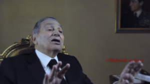 مبارك في أول حديث مصور منذ عزله: أنا اللي اخترعت عيد القوات الجوية