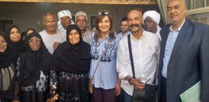 وزيرة الهجرة تقضى يومًا فى النوبة مع أبناء الجالية المصرية بفرنسا (صور)