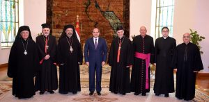 السيسي لـ"بطريرك الكاثوليك": نقدّر العلاقات الطيبة بين القيادات الدينية المصرية والدولية