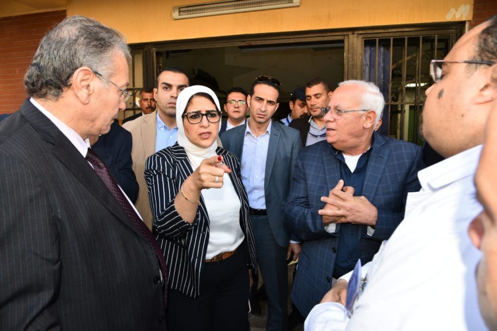 وزيرة الصحة تطالب بإنهاء المرحلة الثانية لمستشفى الرمد التخصصي ببورسعيد