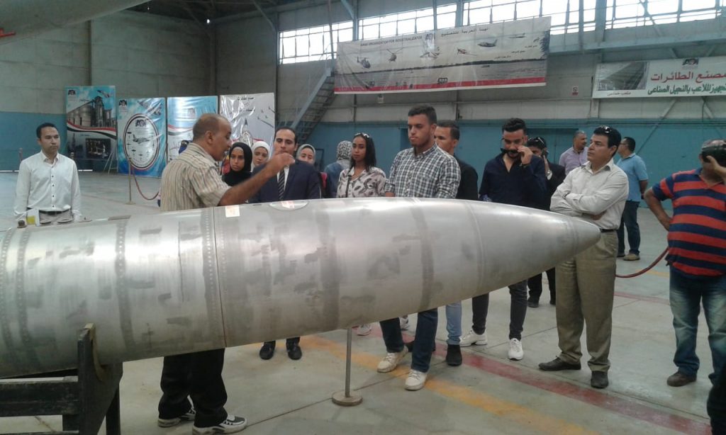 ضمن مبادرة «كل يوم جديد».. طلاب جامعة حلوان يزورن مصنع الطائرات بالعربية للتصنيع
