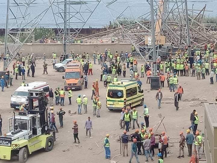 الصحة: وفاة 4 مواطنين وإصابة 3 في حادث انهيار برج كهرباء بأوسيم