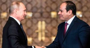 في اتصال مع السيسي.. بوتين يشيد بمبادرة «إعلان القاهرة» لحل الأزمة الليبية