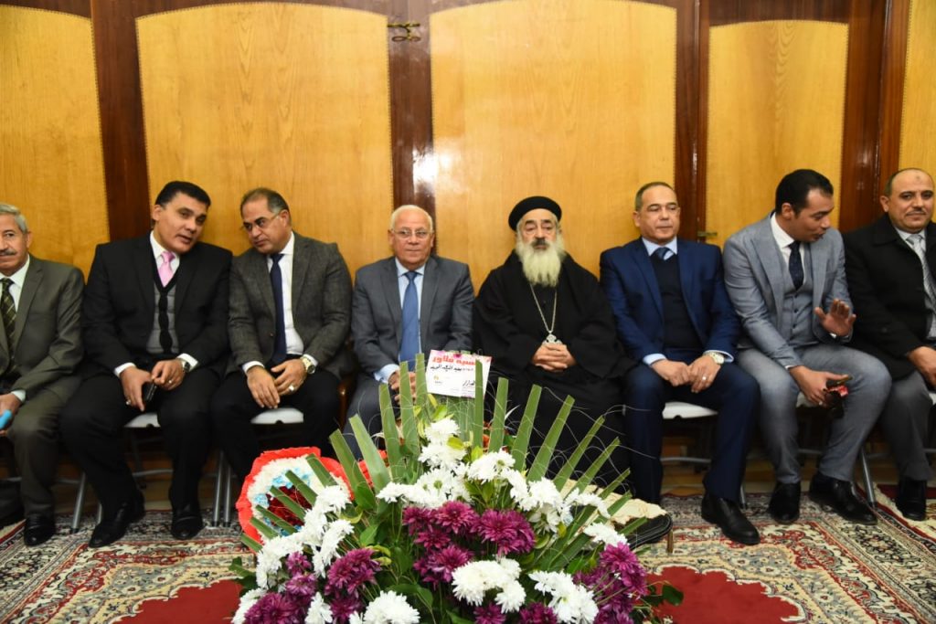 محافظ بورسعيد يشهد احتفال كنيسة مارجرجس بعيد الميلاد