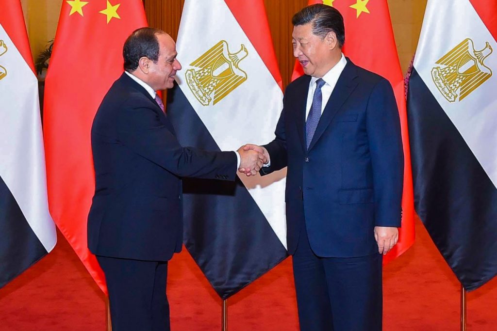 وزير خارجية الصين لـ«السيسي»: ندرس الارتقاء بالتبادل التجاري مع مصر
