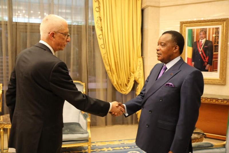 نائب وزير الخارجية يسلم رسالة السيسي إلى رئيس الكونغو برازافيل