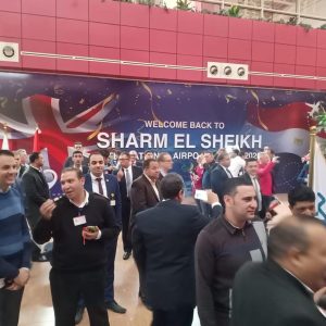 مطار شرم الشيخ يستقبل أولى رحلات شركة TUI القادمة من بريطانيا (صور)