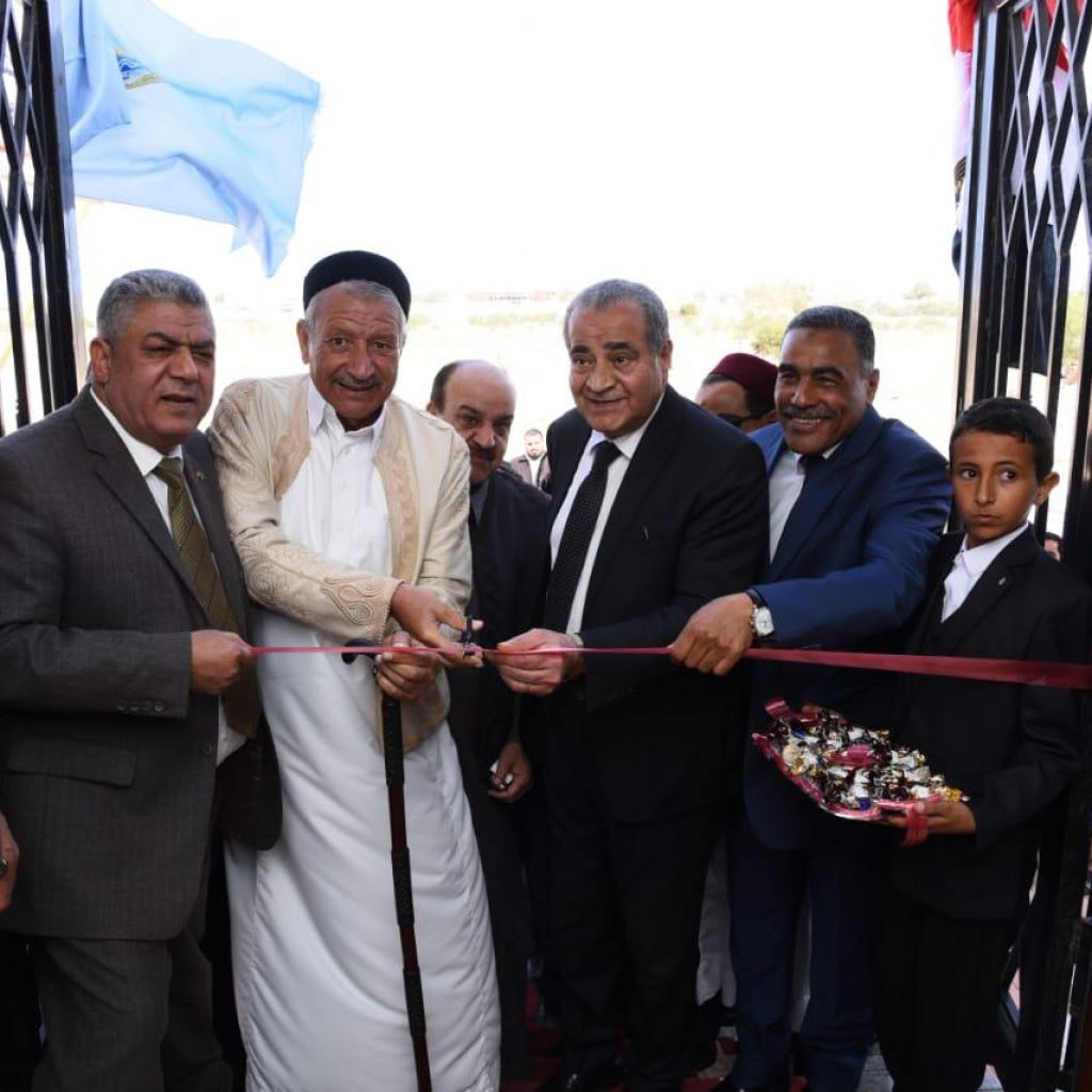 افتتاح مركز خدمة التموين التكنولوجي  بقصر مرسي مطروح