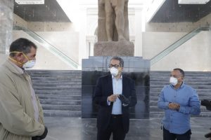 وزير الآثار يتفقد آخر مستجدات الأعمال بمتحف العاصمة الإدارية (صور)