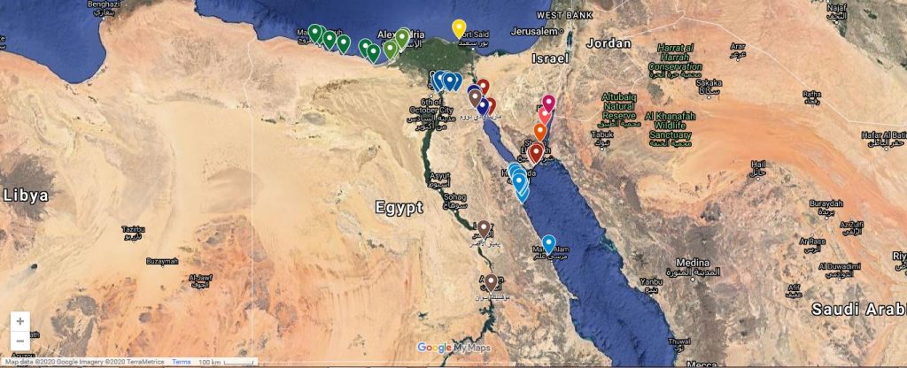 قائمة الفنادق الحاصلة على شهادة السلامة الصحية بمواقعها التفصيلية (خريطة تفاعلية)