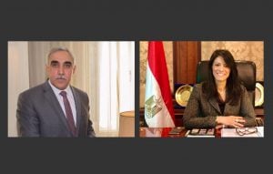 وزيرة التعاون الدولي تبحث مع السفير العراقي عقد اجتماعات اللجنة العليا المشتركة