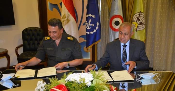 بروتوكول تعاون بين القوات المسلحة والأكاديمية العربية للعلوم والتكنولوجيا في التعليم والتدريب