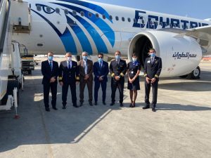 مصر للطيران تتسلم الطائرة الخامسة من طراز الإيرباص A320Neo الجديدة