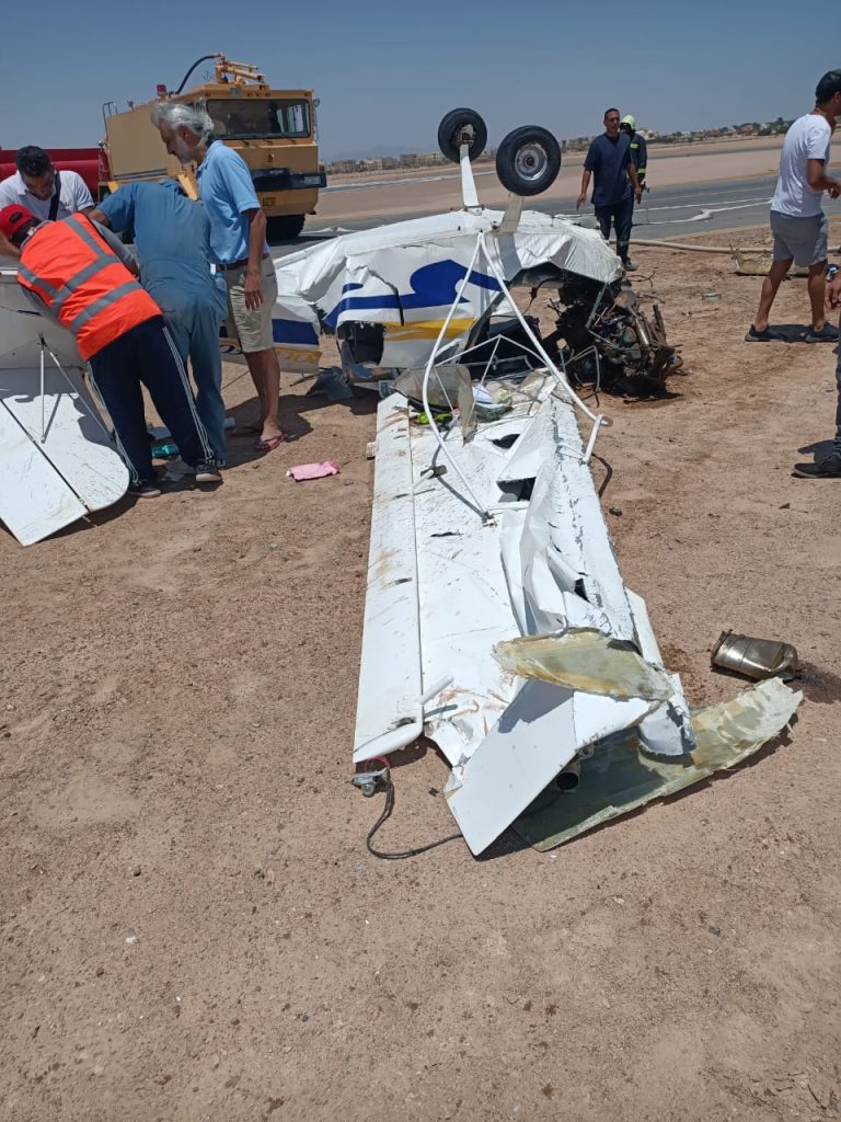 النائب العام يأمر بالتحقيق في واقعة سقوط طائرة خاصة بـ«الجونة»