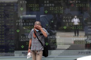 هبوط البورصة اليابانية بفعل بيانات الركود الاقتصادي في الربع الثاني