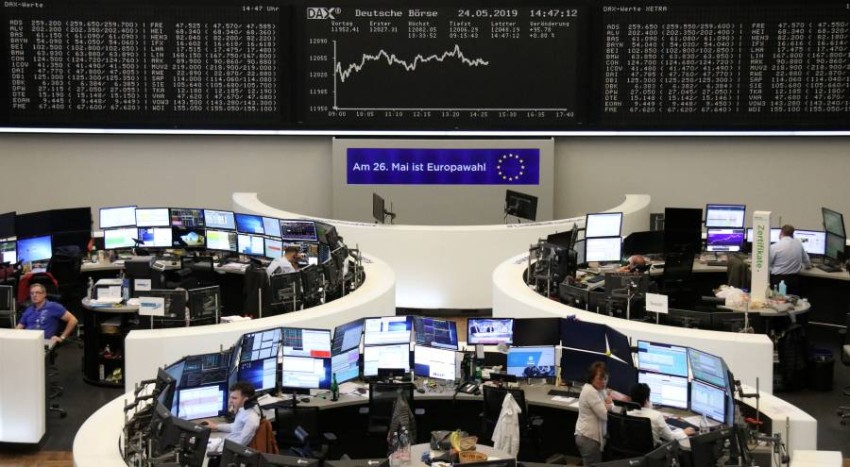 الأسهم الأوروبية تهبط الخميس بقيادة بورصة لندن
