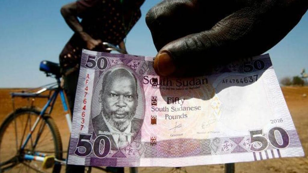 جنوب السودان : احتياطي النقد الأجنبي نفد ولا يمكن وقف انخفاض الجنيه
