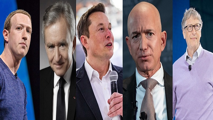 أغنى 5 أشخاص في العالم لعام 2021