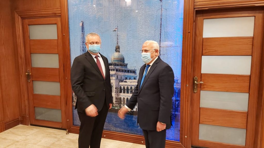 محافظ بورسعيد يستقبل سفير روسيا الاتحادية بالقاهرة