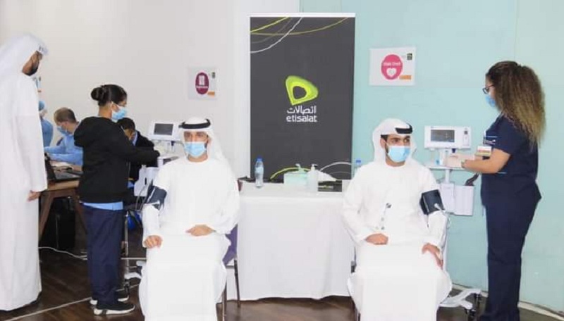 «اتصالات» الإمارات تبدأ تطعيم موظفيها بلقاح كورونا فى مقراتها الرئيسية