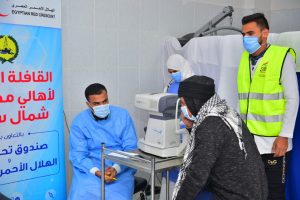 قافلة صندوق «تحيا مصر» الطبية تواصل عملها بمستشفى الشيخ زويد بشمال سيناء
